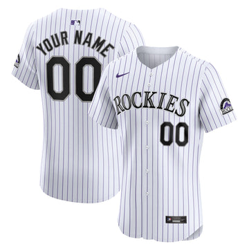 Colorado Rockies white Elite jersey