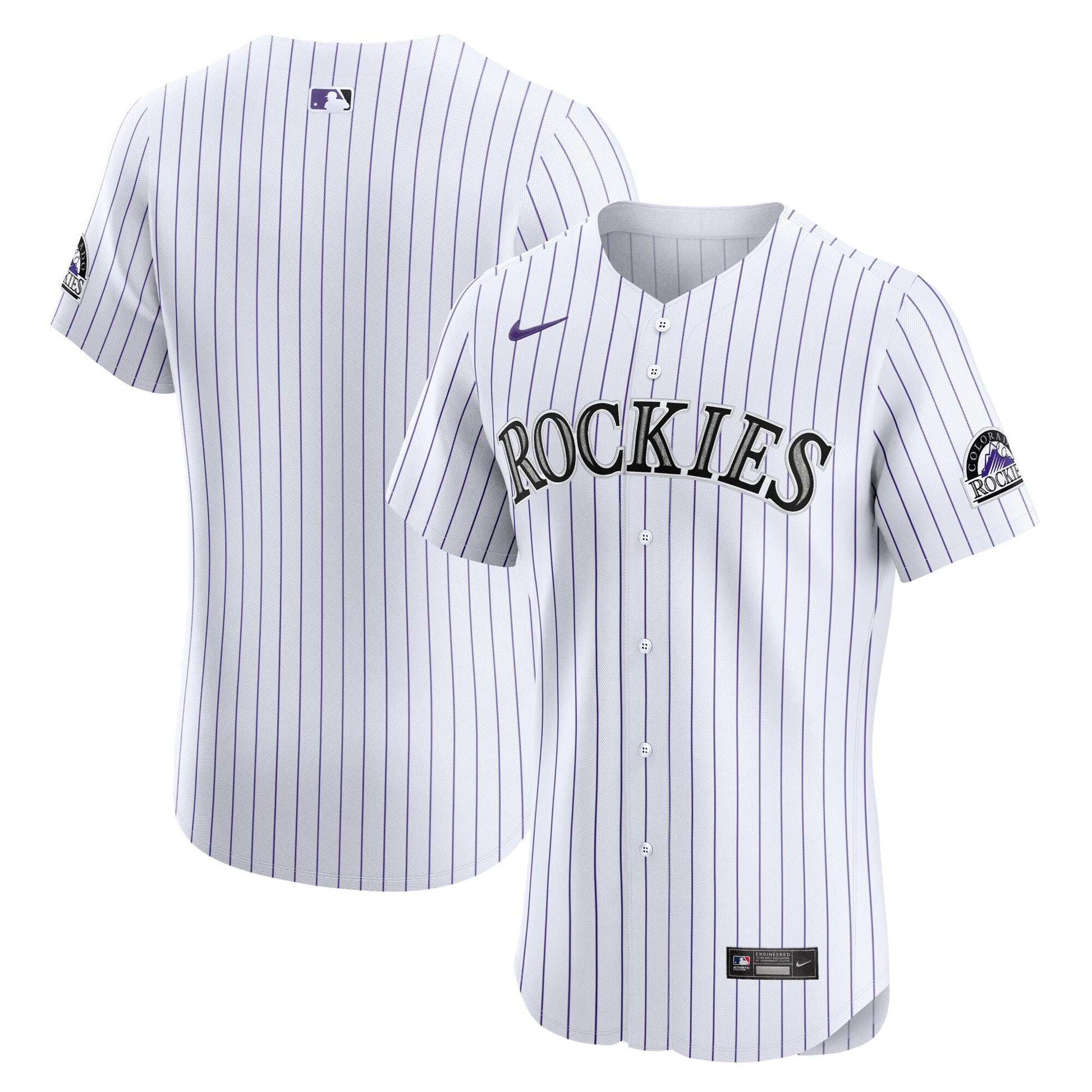 Colorado Rockies white Elite jersey
