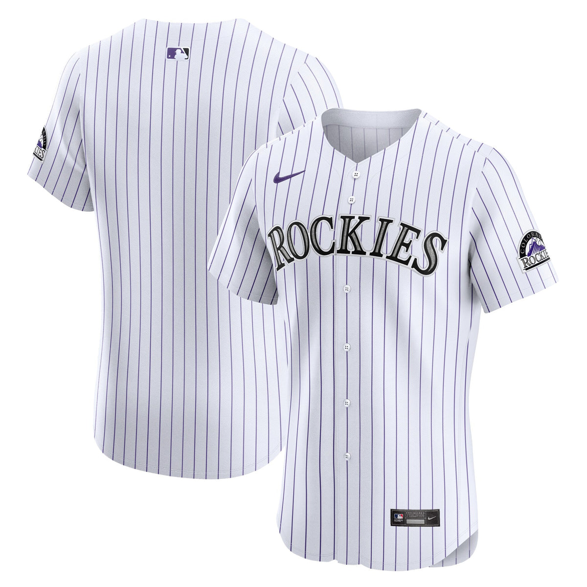 Colorado Rockies white Elite jersey