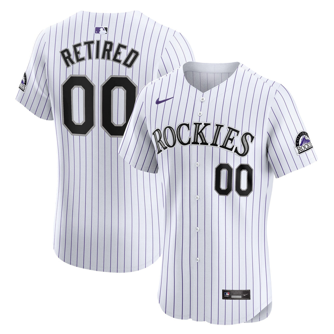 Colorado Rockies white Elite jersey