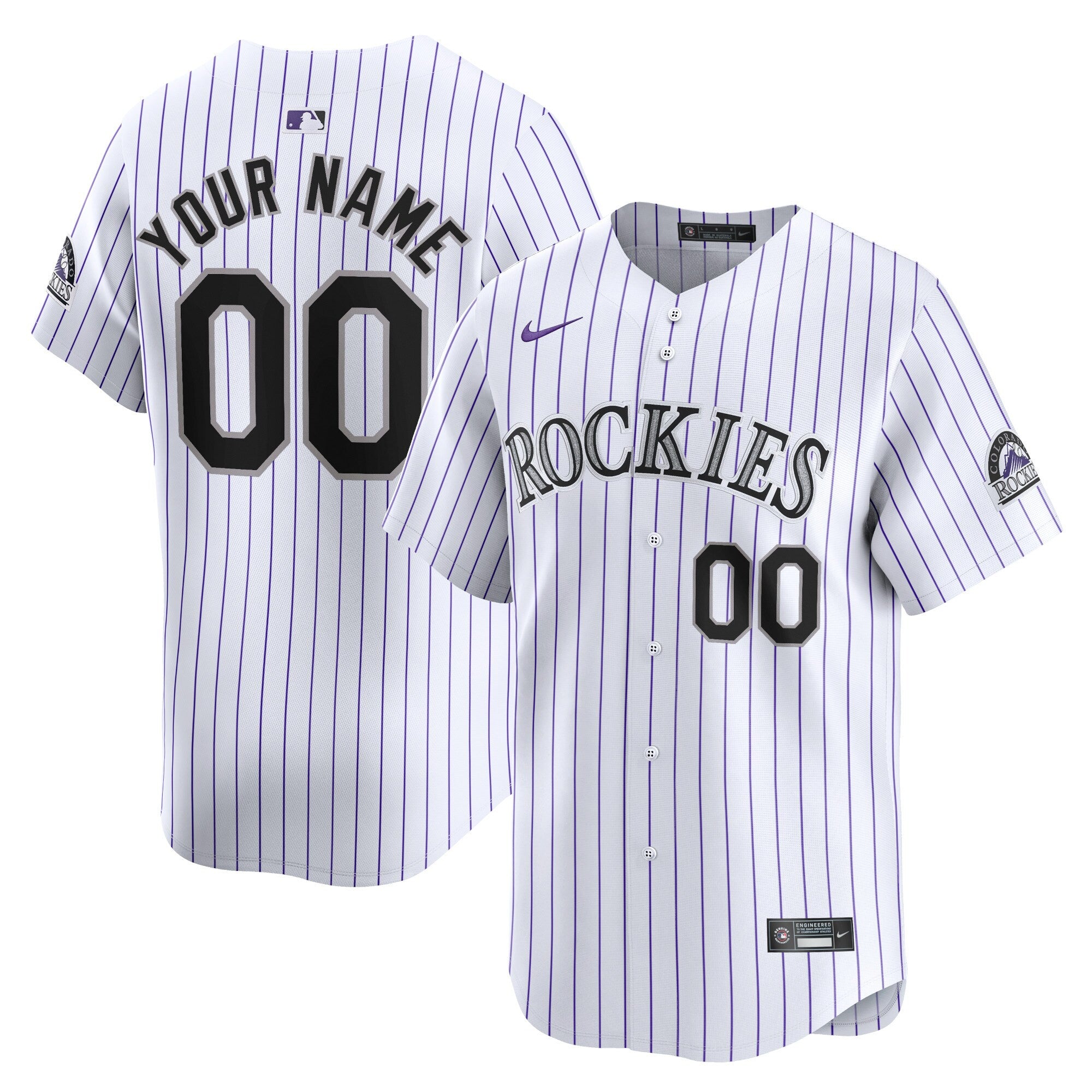 Colorado Rockies white Limited jersey
