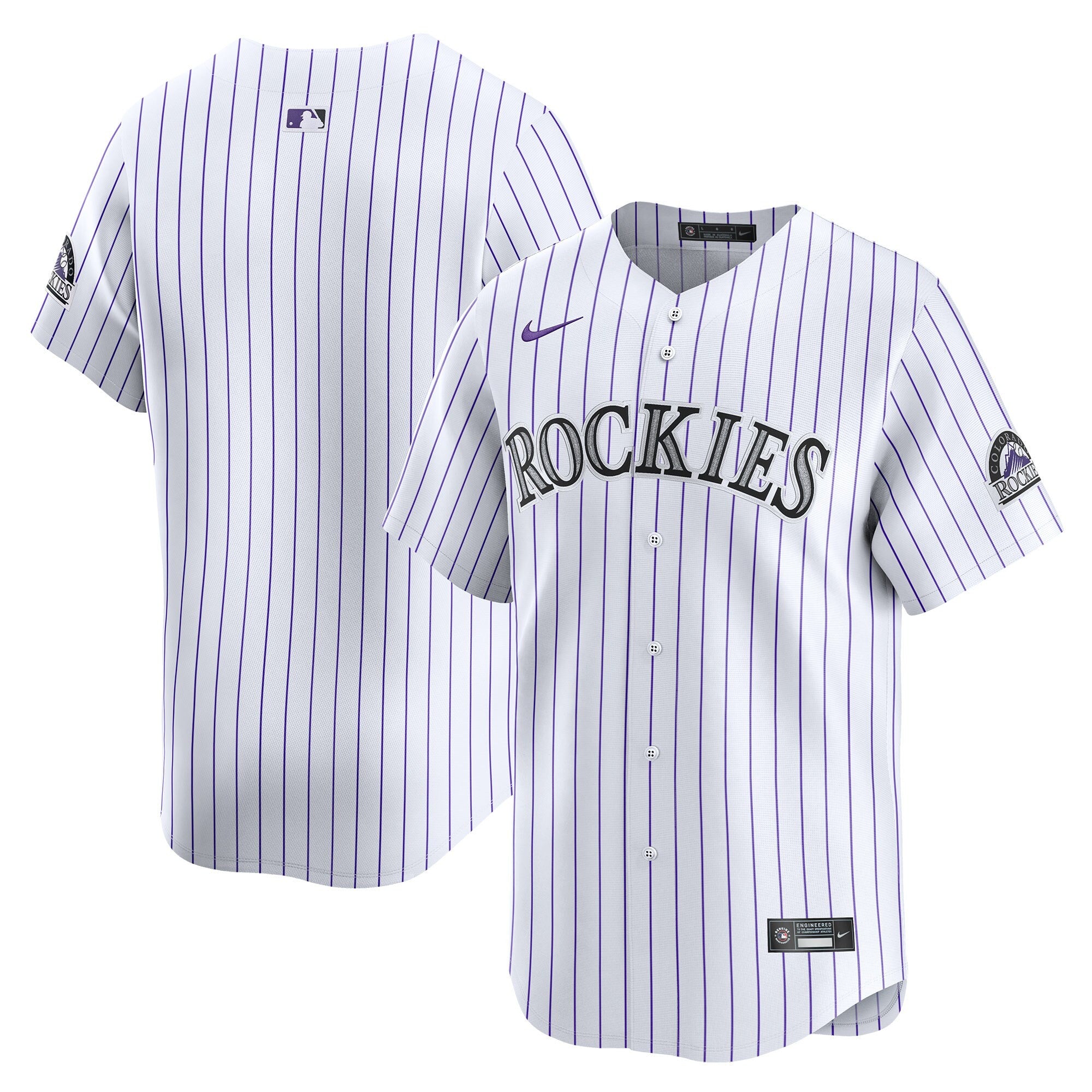 Colorado Rockies white Limited jersey