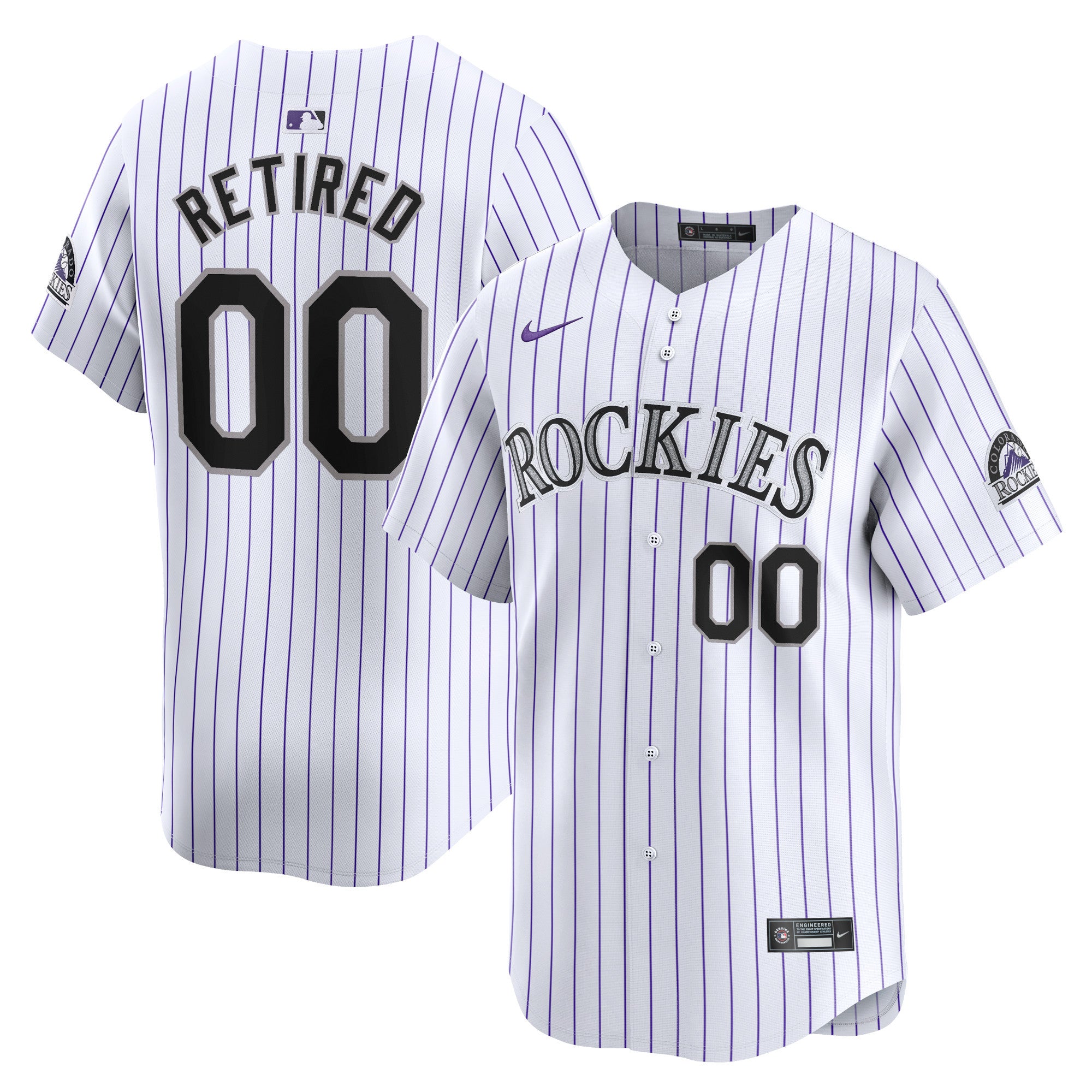 Colorado Rockies white Limited jersey