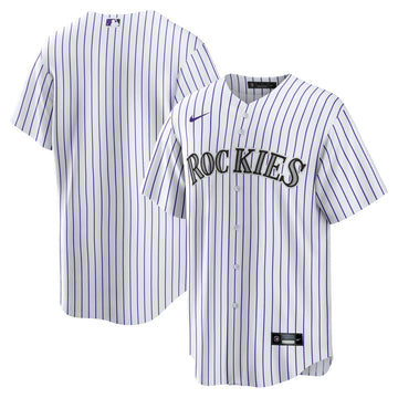 Colorado Rockies white Home jersey