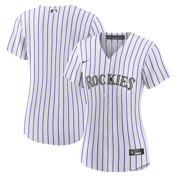 Colorado Rockies white Home jersey