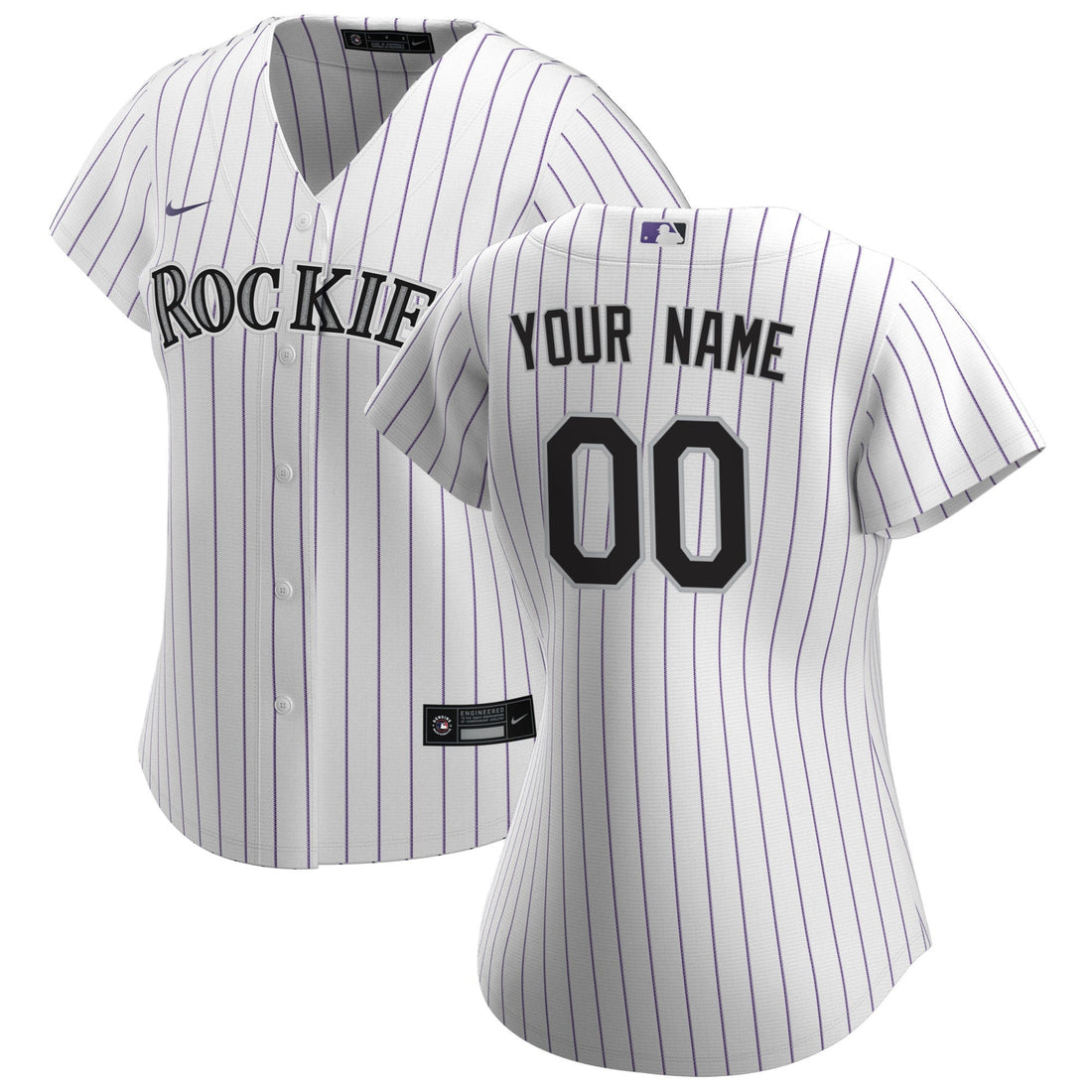 Colorado Rockies white Home jersey