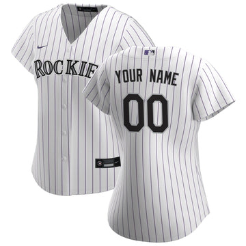Colorado Rockies white Home jersey