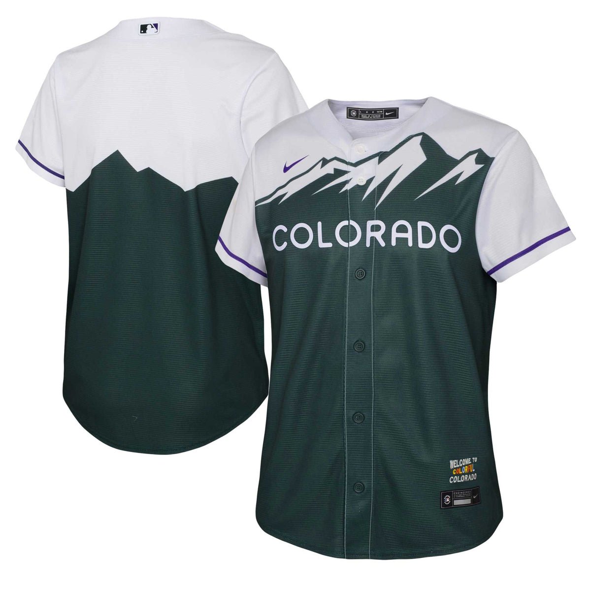 Colorado Rockies green City Connect jersey