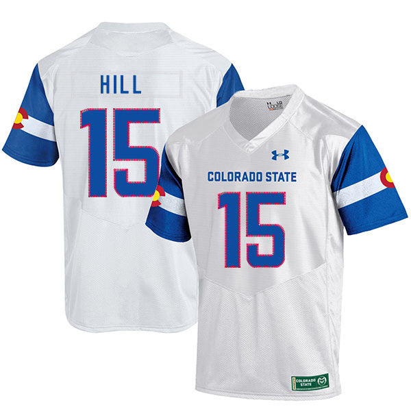 Collin Hill Colorado State Rams white jersey