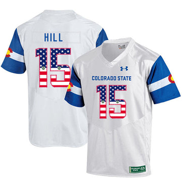 Collin Hill Colorado State Rams white jersey