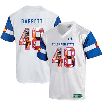 Shaquil Colorado State Rams white Fashion jersey
