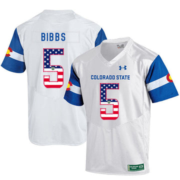 Kapri Bibbs Colorado State Rams white jersey
