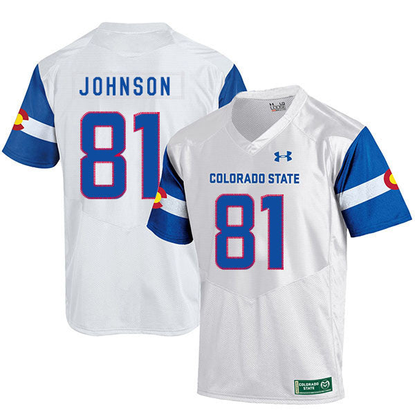 Olabisi Johnson Colorado State Rams white jersey