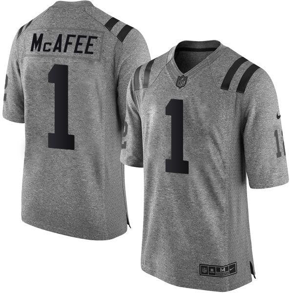 Pat McAfee Indianapolis Colts gray Limited jersey