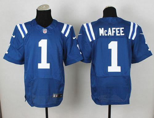 Pat McAfee Indianapolis Colts royal Elite jersey