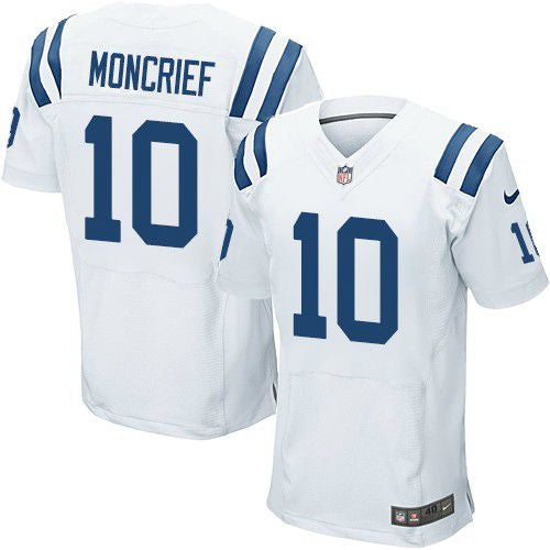 Donte Moncrief Indianapolis Colts white Elite jersey
