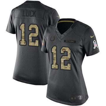 Andrew Luck Indianapolis Colts black Salute To Service jersey