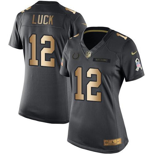 Andrew Luck Indianapolis Colts black Salute To Service jersey