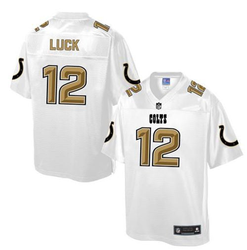 Andrew Luck Indianapolis Colts white Pro Line jersey