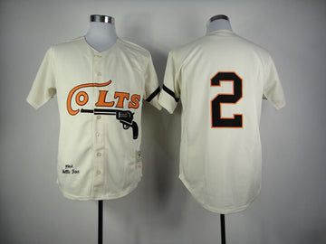 Nellie Fox Indianapolis Colts cream jersey