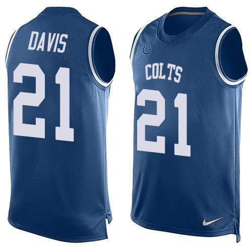 Vontae Davis Indianapolis Colts royal Limited jersey
