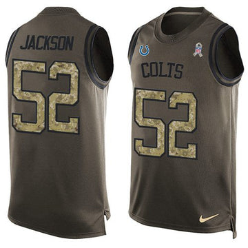 D'Qwell Jackson Indianapolis Colts green Salute To Service jersey