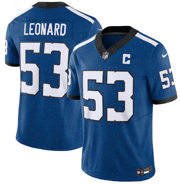 Shaquille Leonard Indianapolis Colts royal Limited jersey