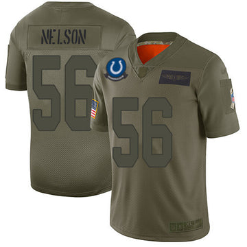 Quenton Nelson Indianapolis Colts camo Salute To Service jersey