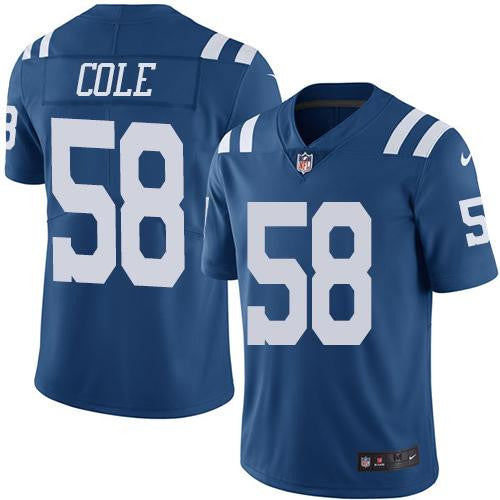 Trent Cole Indianapolis Colts royal Limited jersey