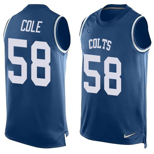 Trent Cole Indianapolis Colts royal Limited jersey