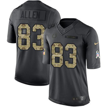 Dwayne Allen Indianapolis Colts black Salute To Service jersey