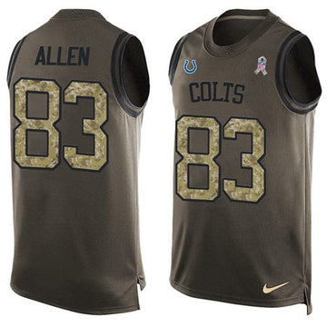 Dwayne Allen Indianapolis Colts green Salute To Service jersey
