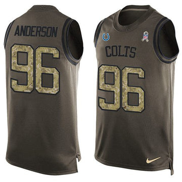 Henry Anderson Indianapolis Colts green Salute To Service jersey