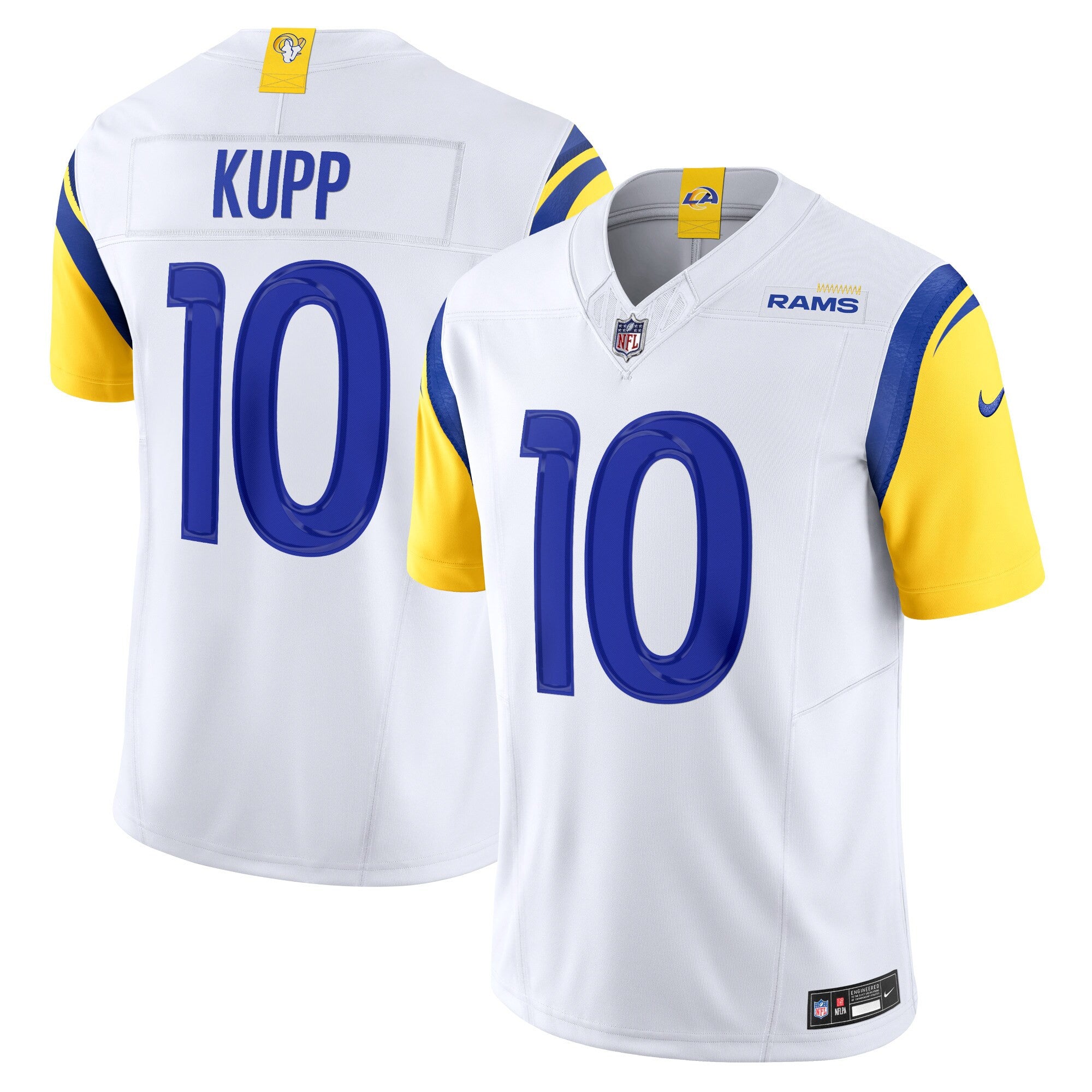 Cooper Kupp Los Angeles Rams white Vapor jersey