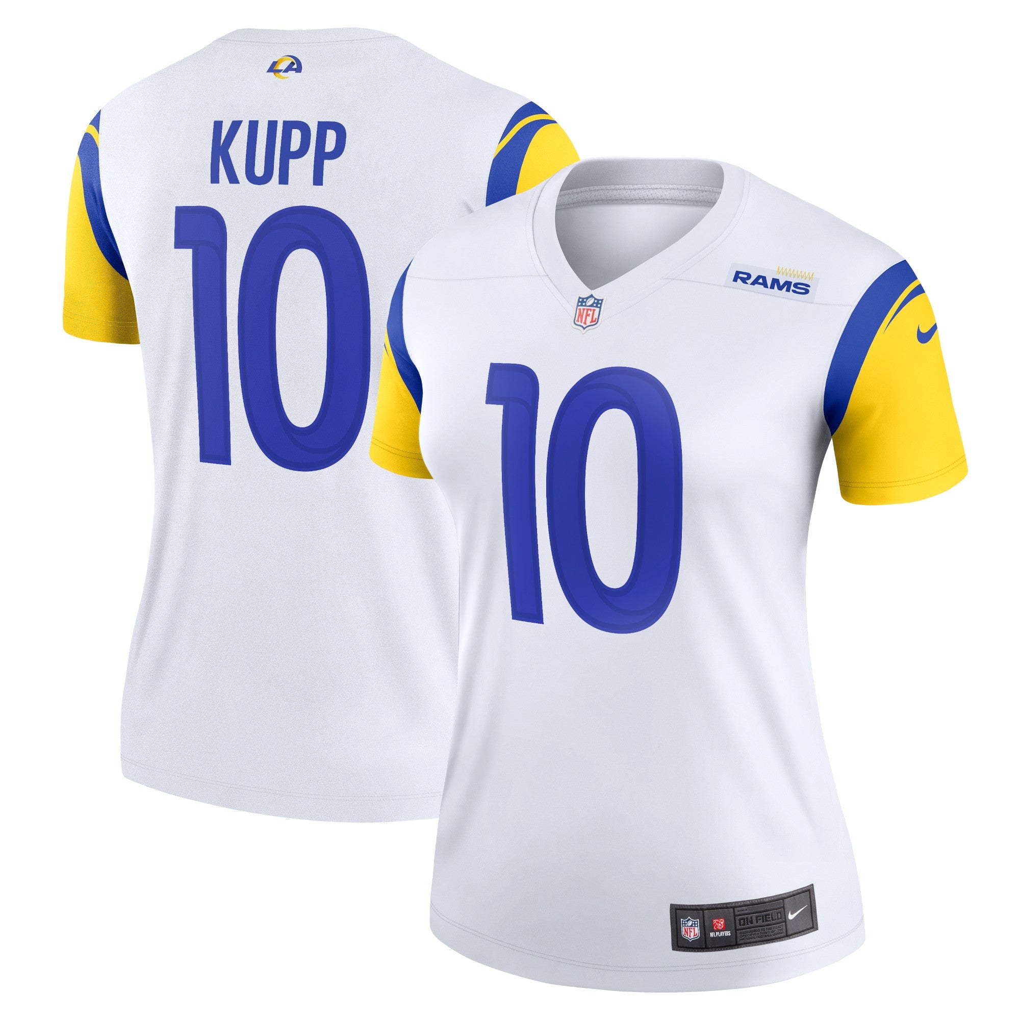 Cooper Kupp Los Angeles Rams white Legend jersey