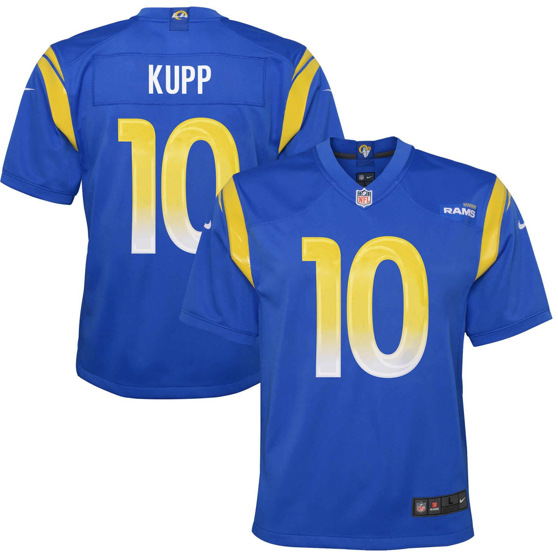 Cooper Kupp Los Angeles Rams royal jersey