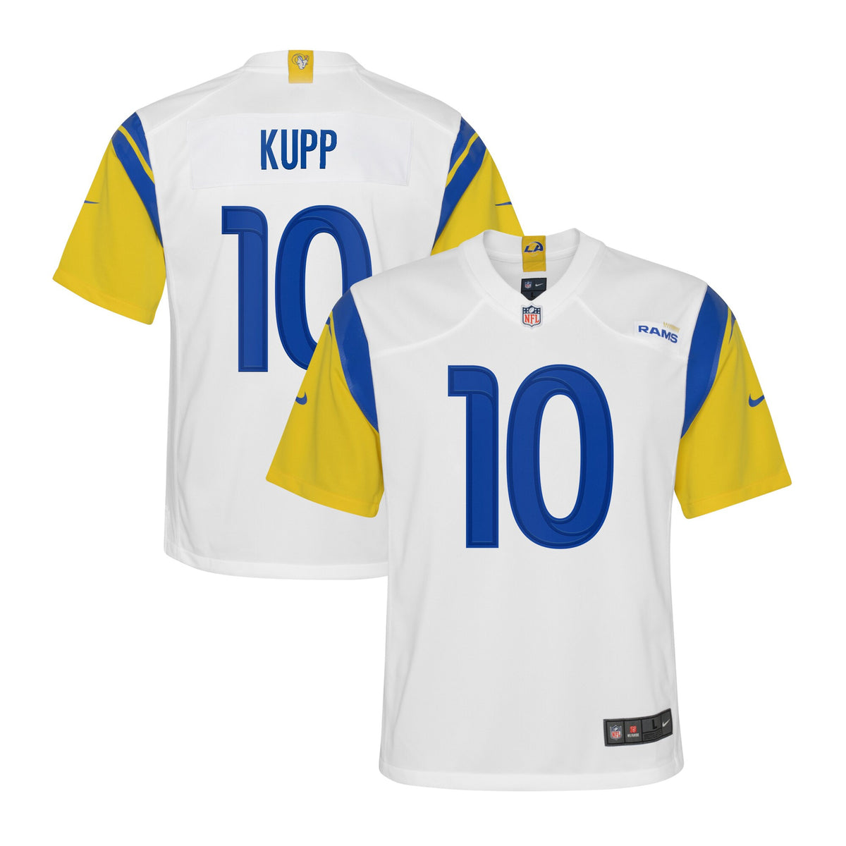 Cooper Kupp Los Angeles Rams white jersey