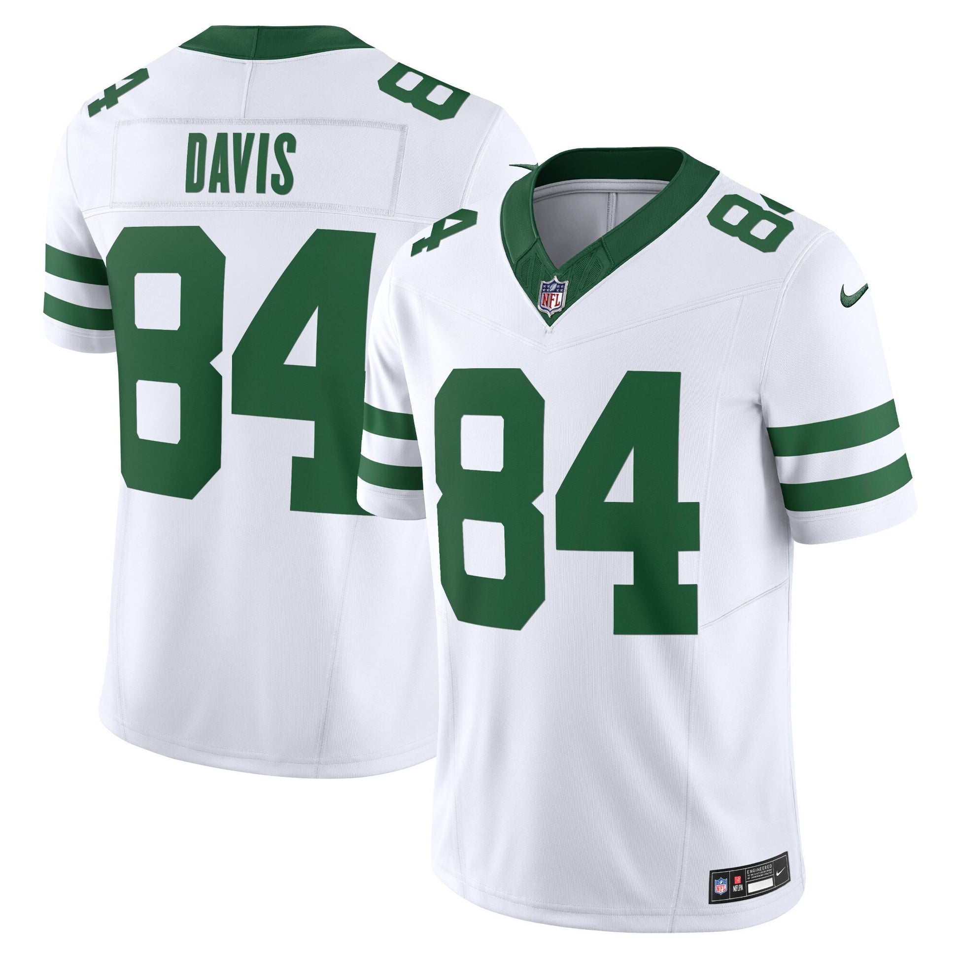 Corey Davis New York Jets white Vapor jersey