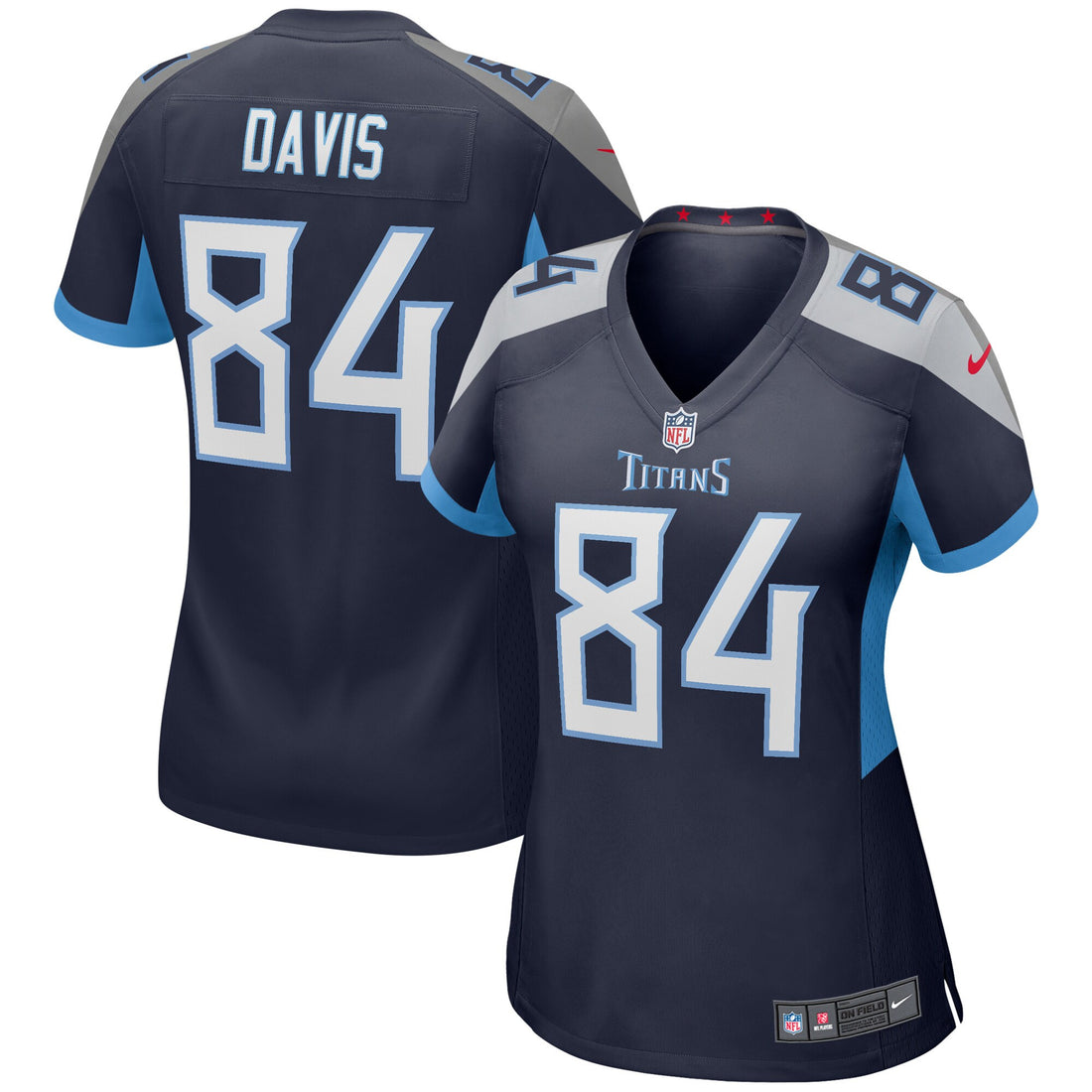 Corey Davis Tennessee Titans navy jersey