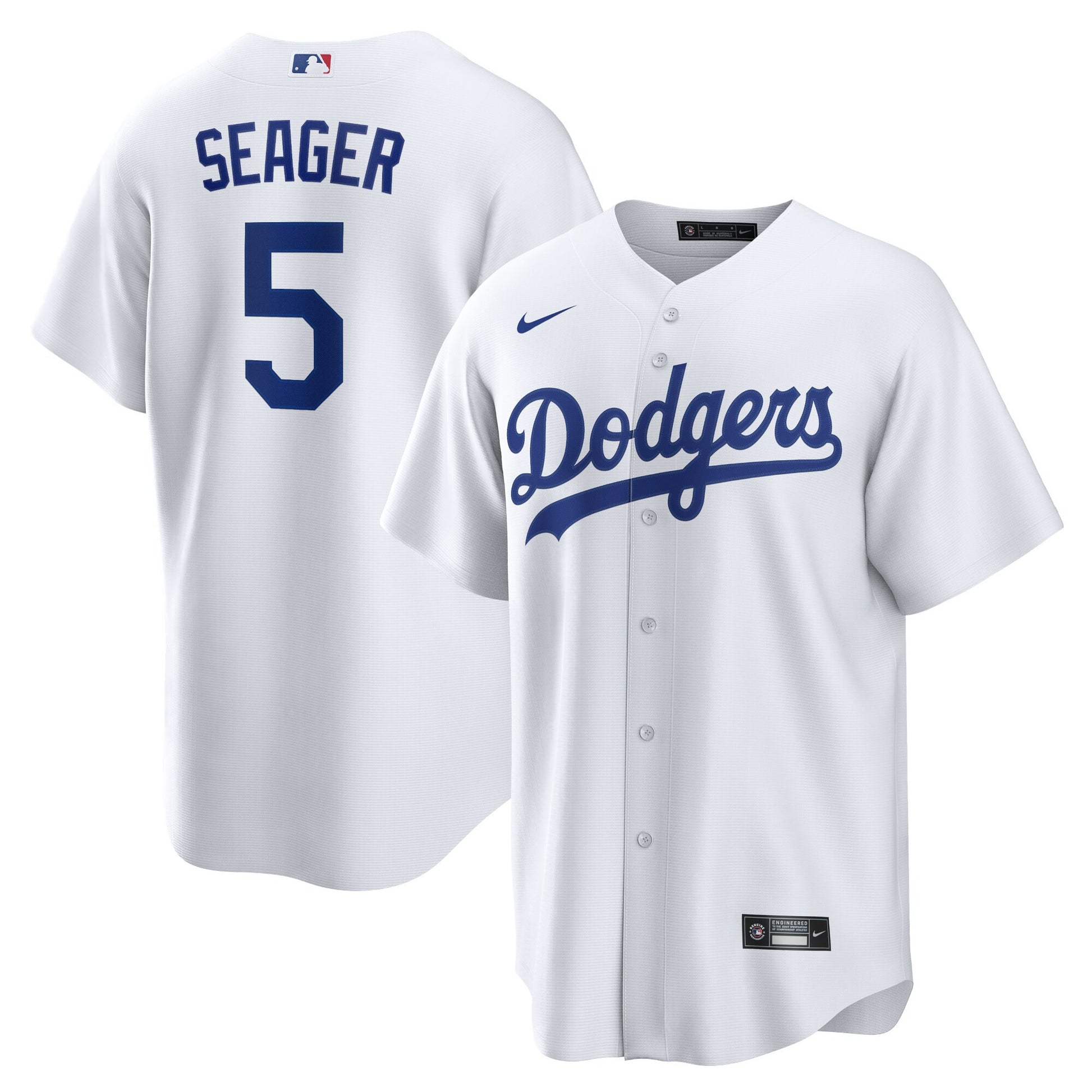 Corey Seager Los Angeles Dodgers white Home jersey