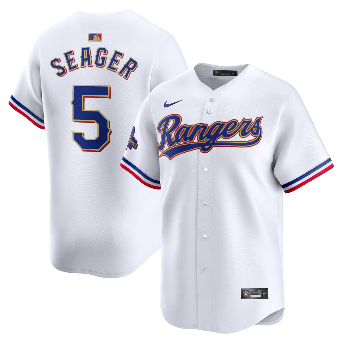 Corey Seager Texas Rangers gold Limited jersey