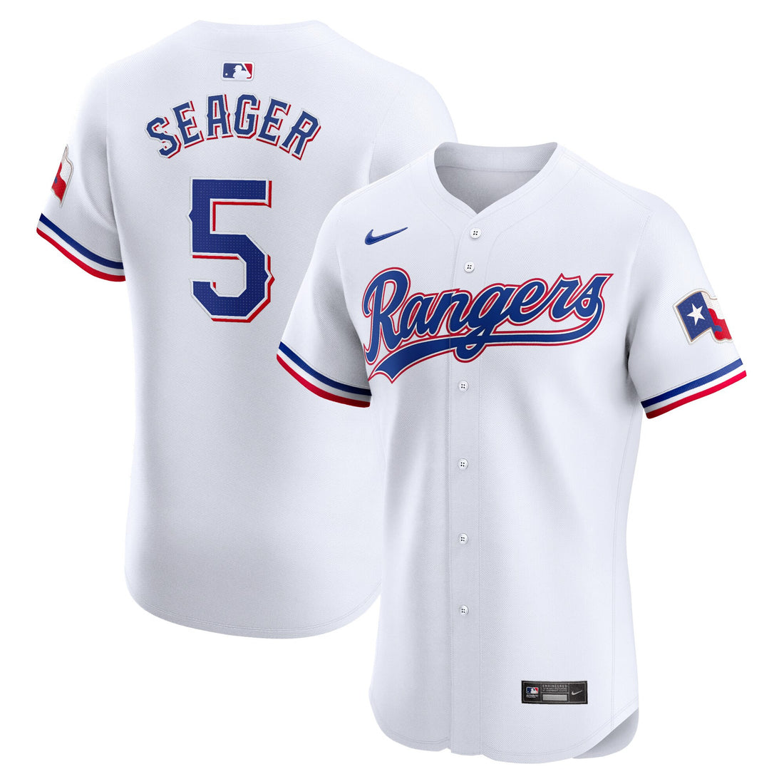 Corey Seager Texas Rangers white Elite jersey