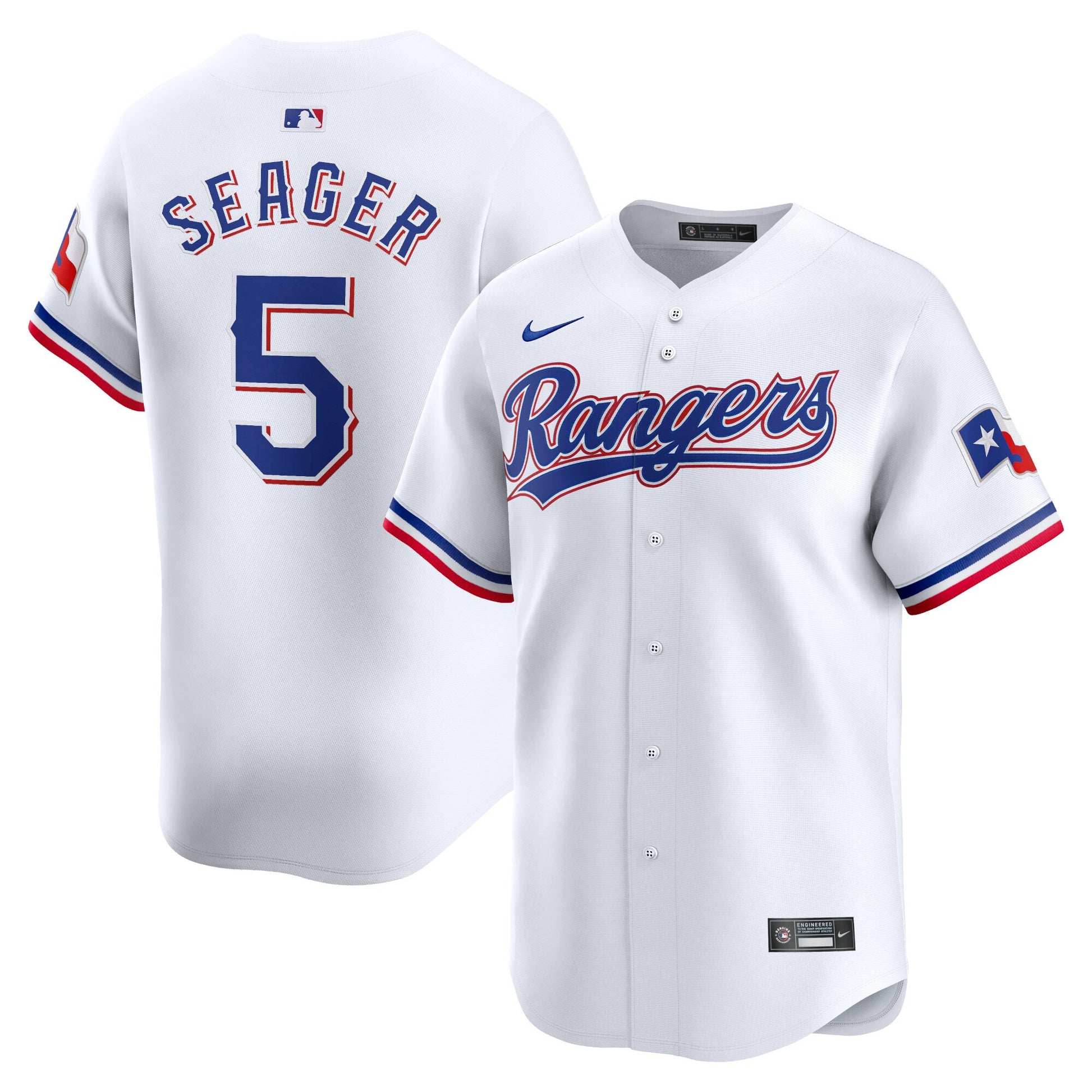 Corey Seager Texas Rangers white Limited jersey