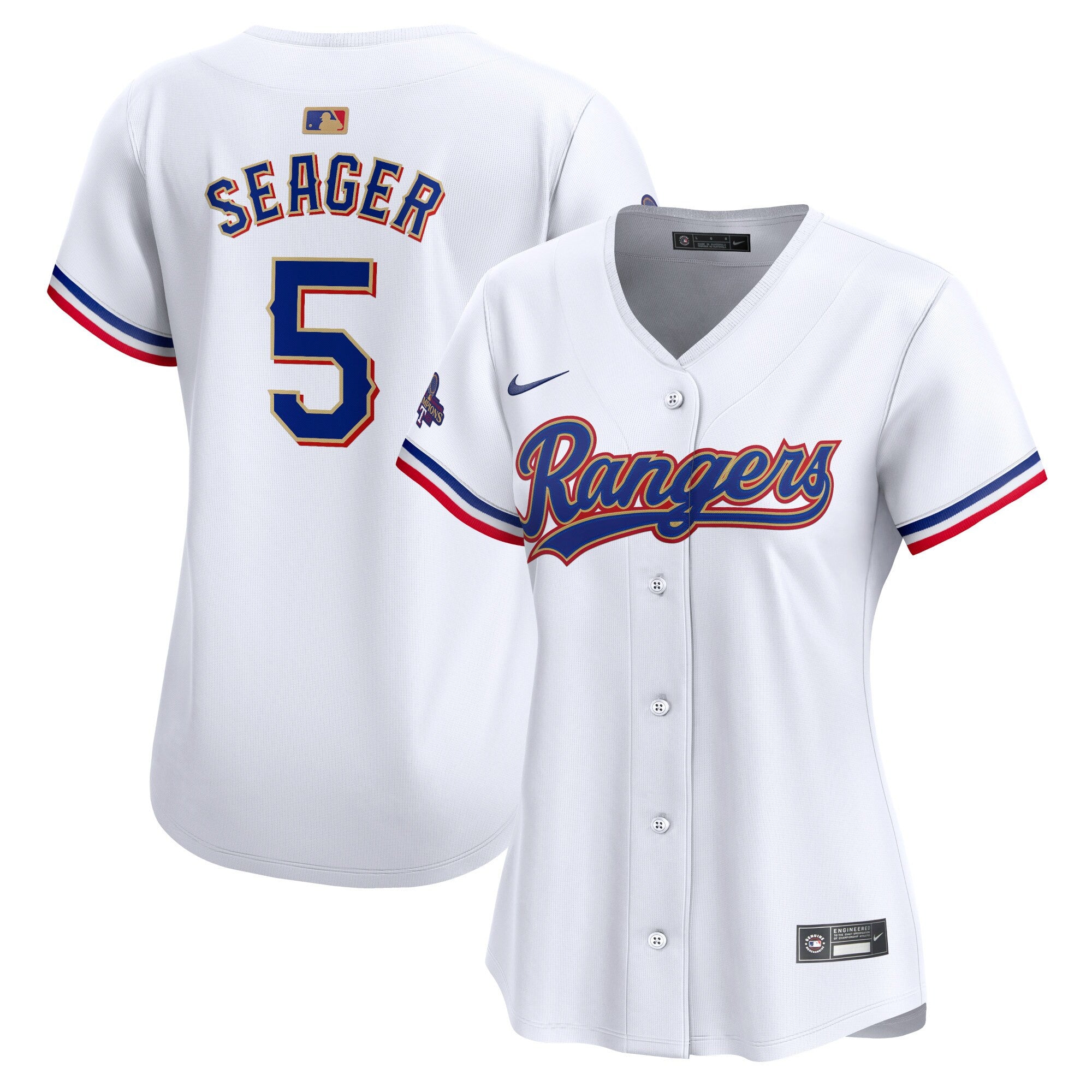 Corey Seager Texas Rangers gold Limited jersey
