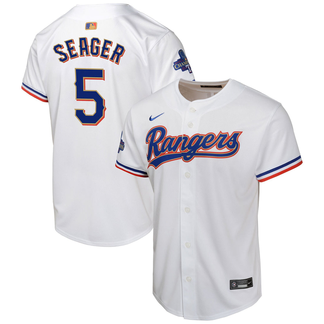 Corey Seager Texas Rangers gold Limited jersey