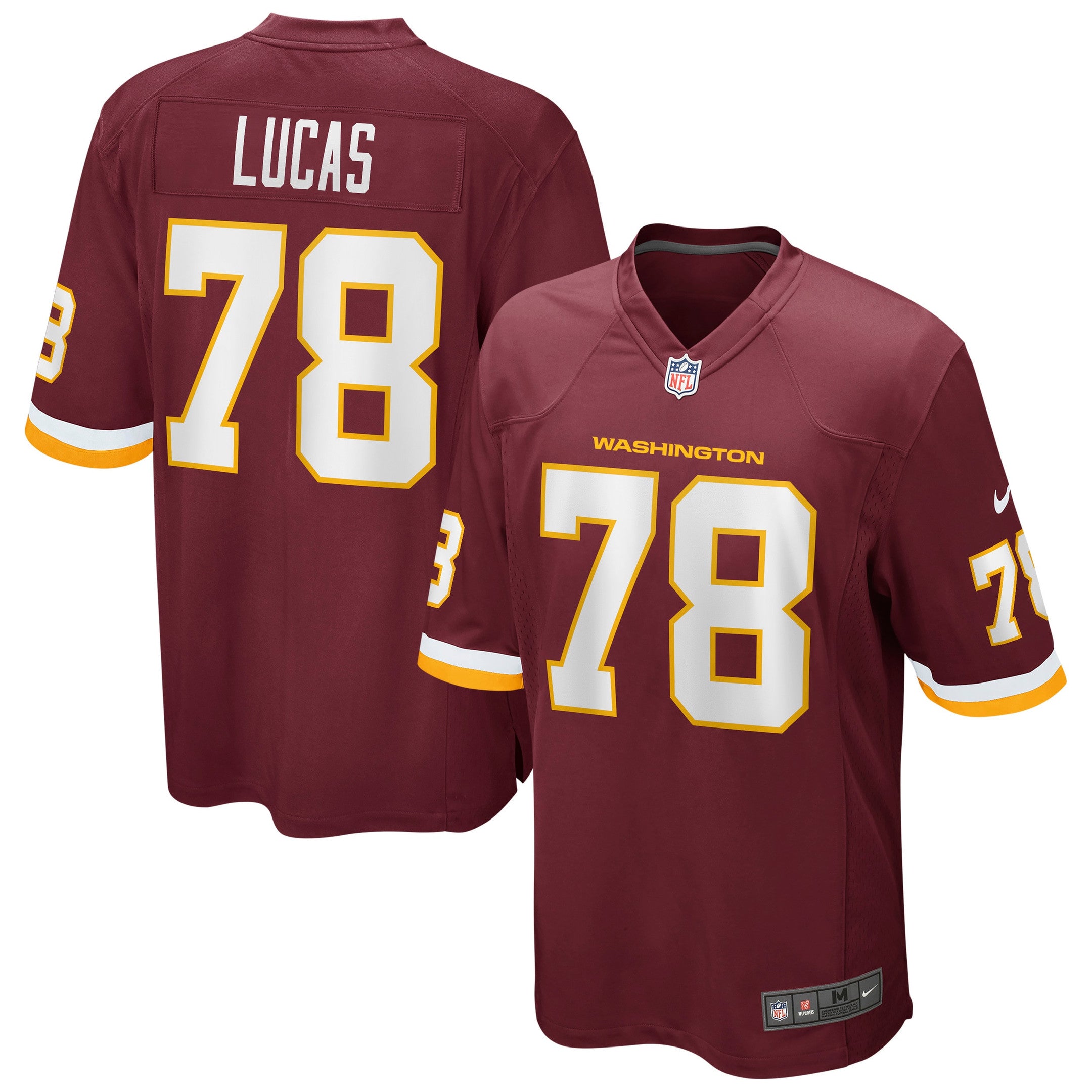 Cornelius Lucas Washington Washington Commanders burgundy Game jersey