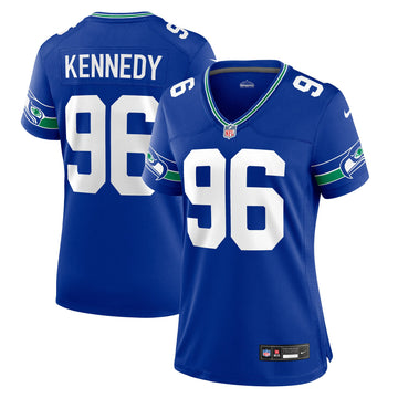 Cortez Kennedy Seattle Seahawks royal Throwback jersey