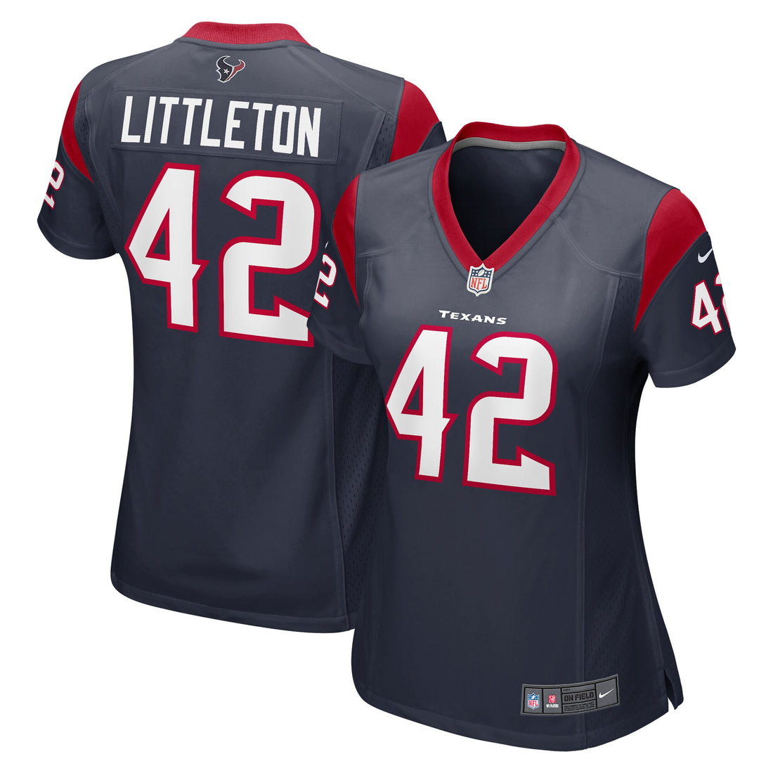 Cory Littleton Houston Texans navy jersey