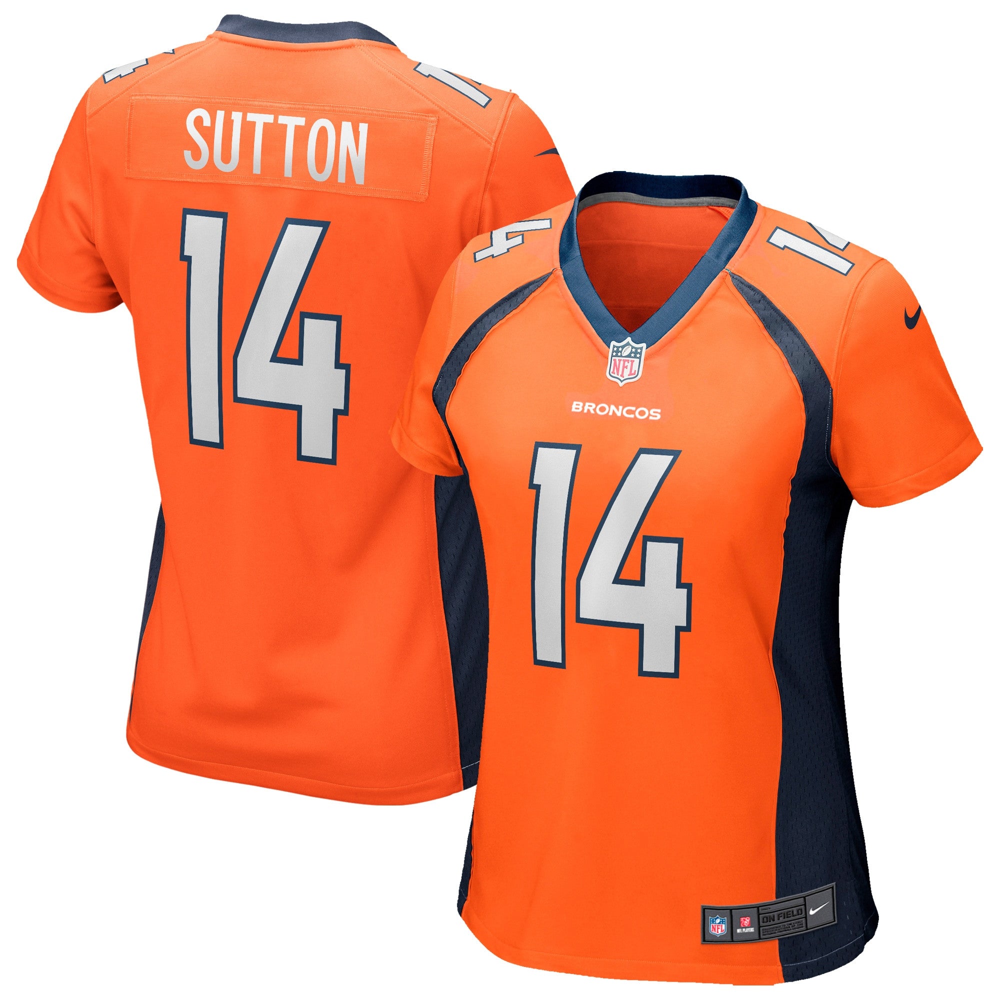 Courtland Sutton Denver Broncos orange jersey