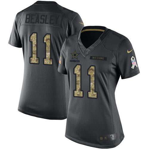 Cole Beasley Dallas Cowboys black Salute To Service jersey
